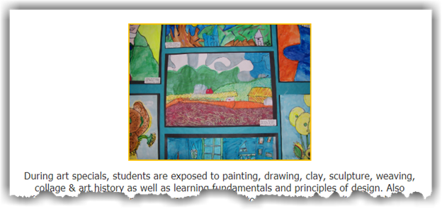 Example of decorative image that should have a null string for the alt text Example of decorative image that should have a null string for the alt text